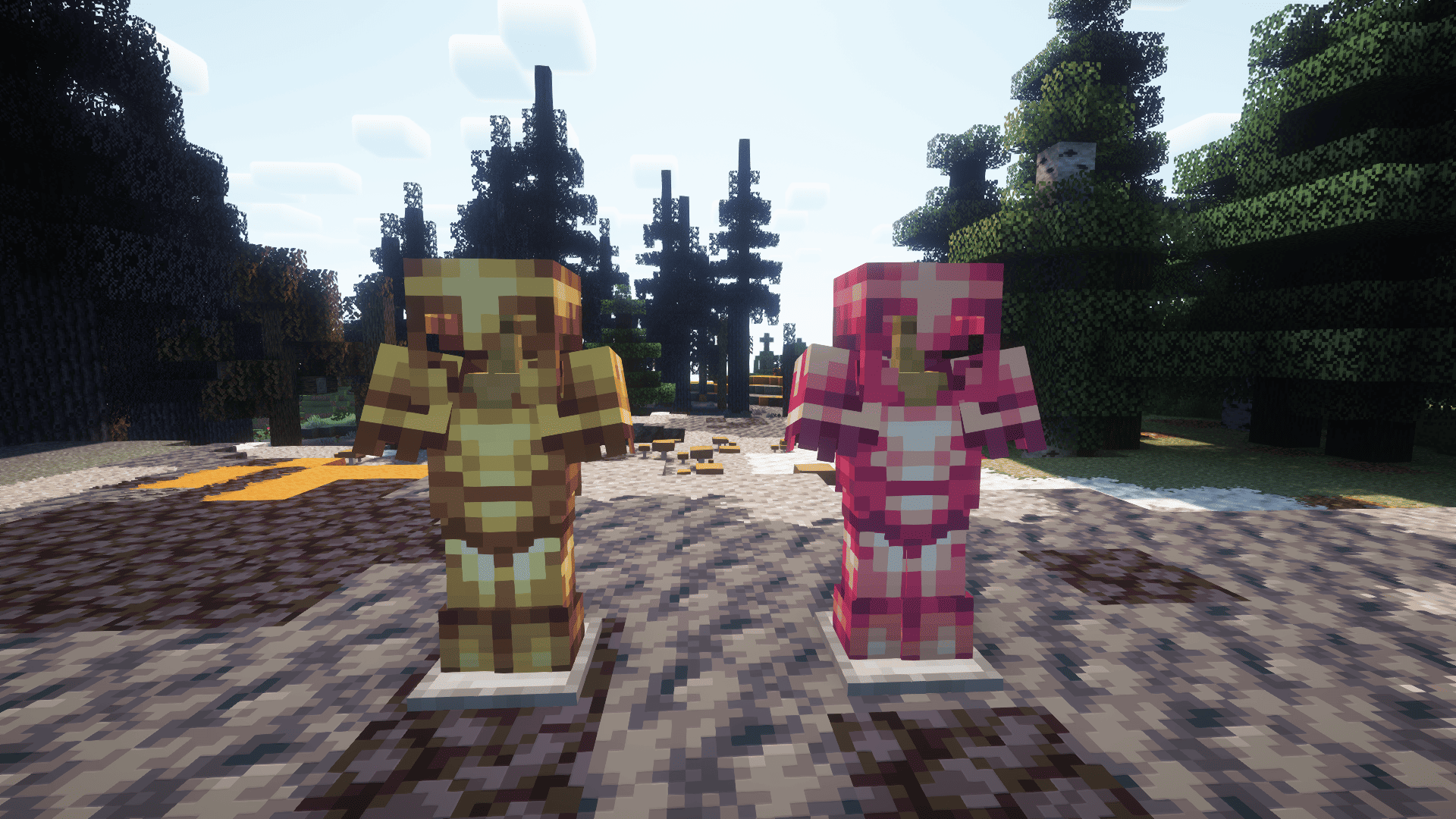 New armor on armor stands
