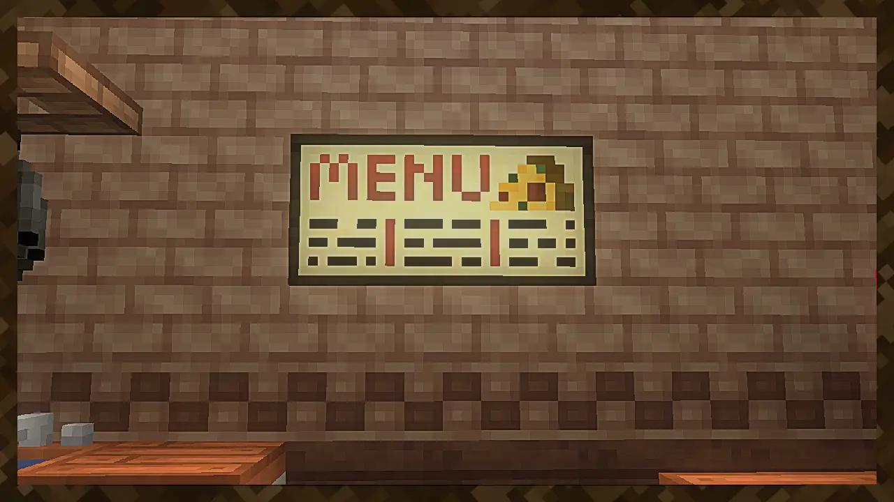 Pizza menu's