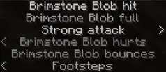 A few different subtitles to showcase that the word "sulfur" has been replaced by "Brimstone" in them as well.
