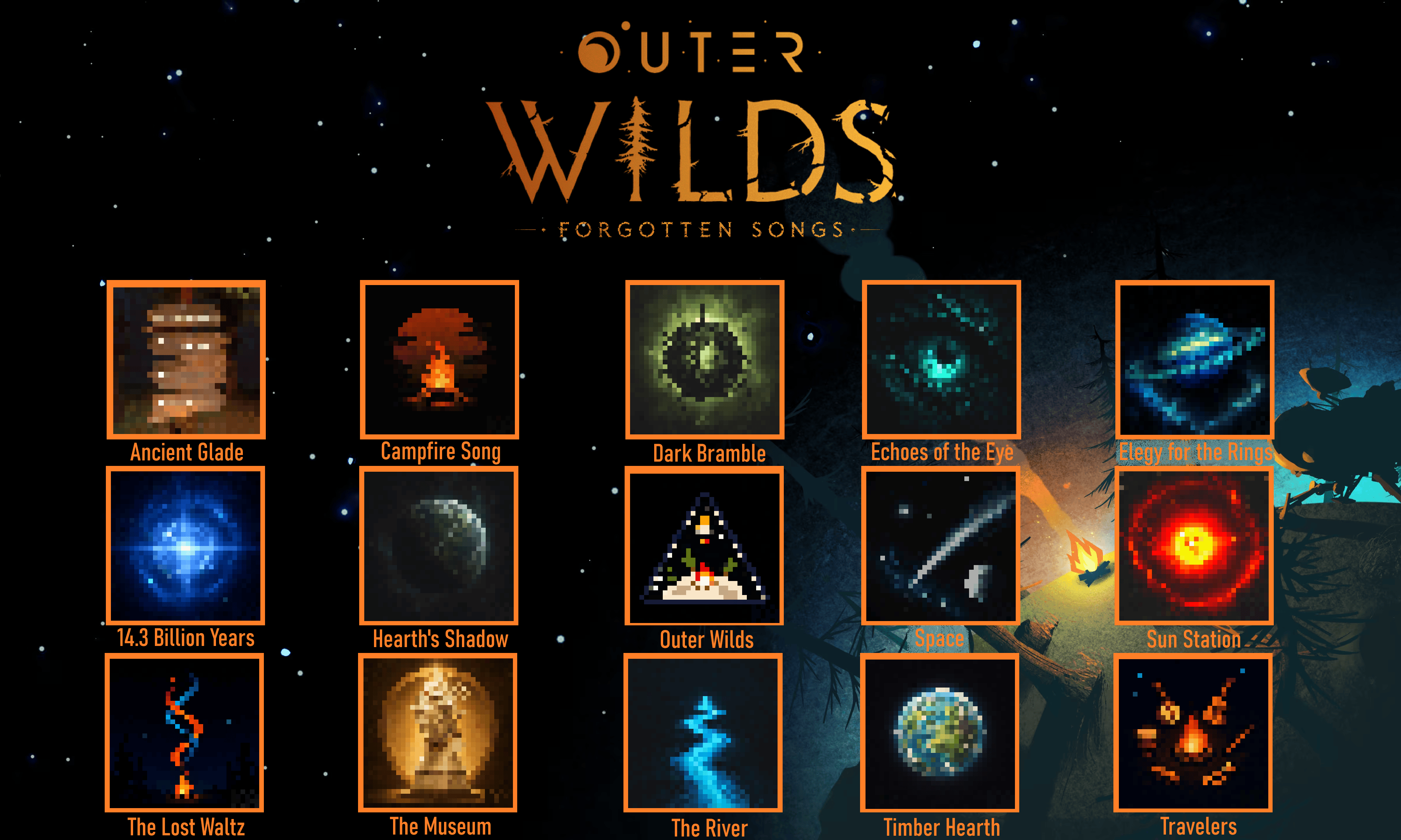 Icons of the Forgotten Songs items