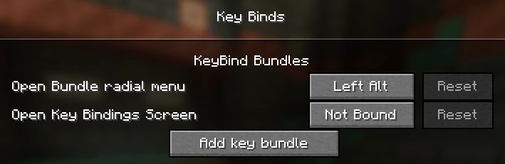 Add bundle