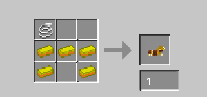 Gold Horse Armor Recipe