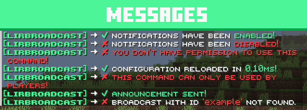 Messages