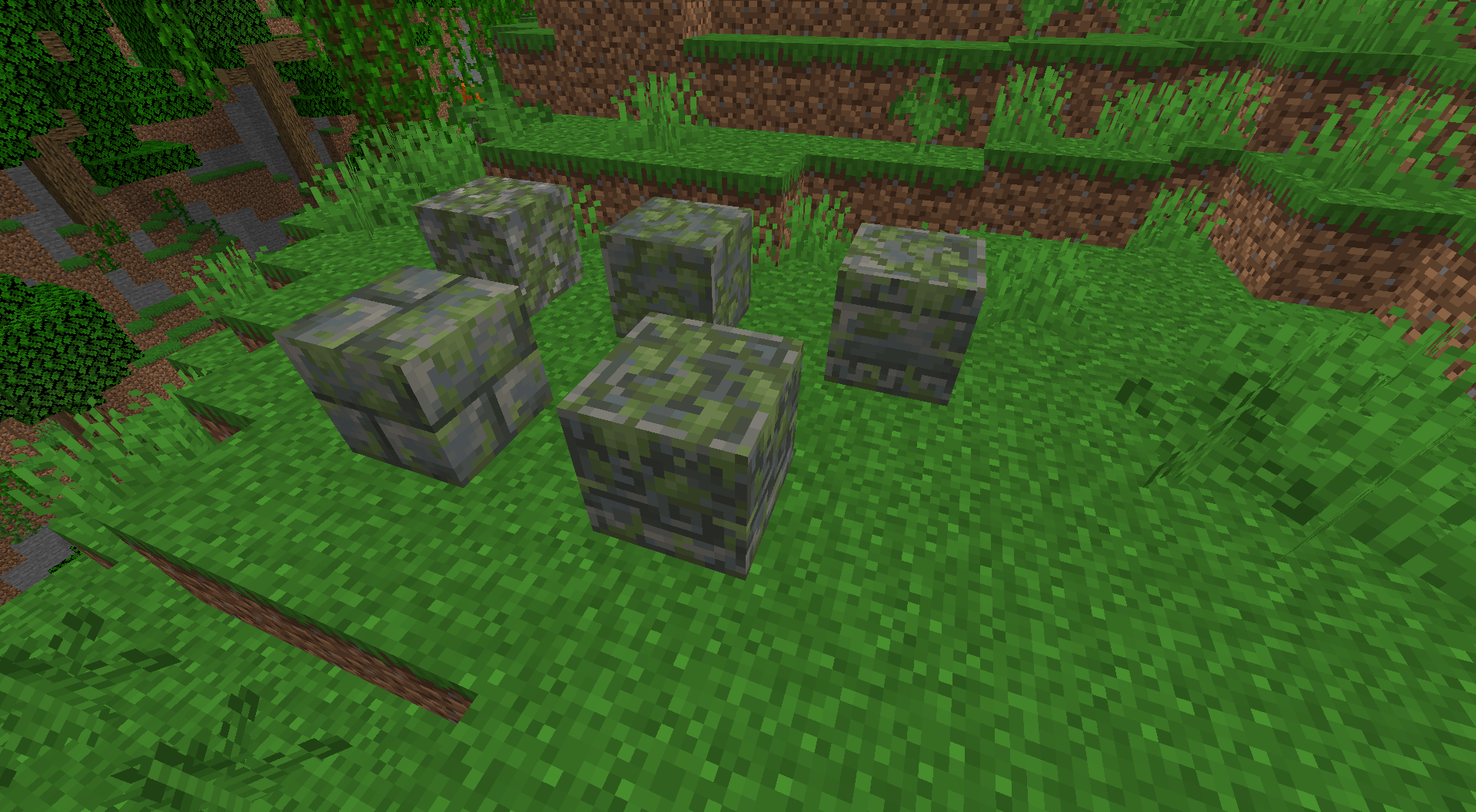 Mossy Tuff Blocks