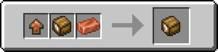 Smithing recipe of a Copper Backpack, containing a Copper Backpack Upgrade Template, a Backpack and a Copper Ingot.
