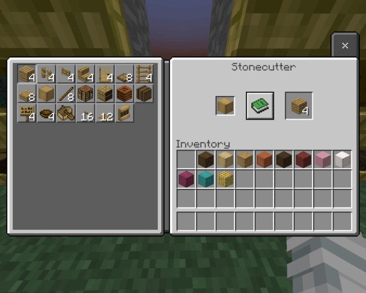 All stripped woods variant excluding hyphaes