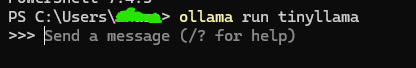 ollama cli