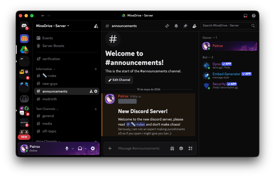 New Discord Server