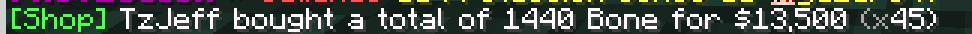 ChestShop with Oracle Text Hub