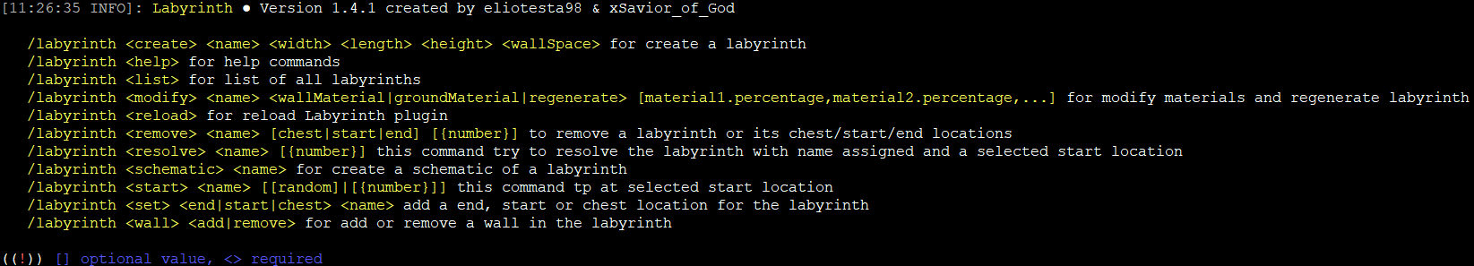 Help Commands