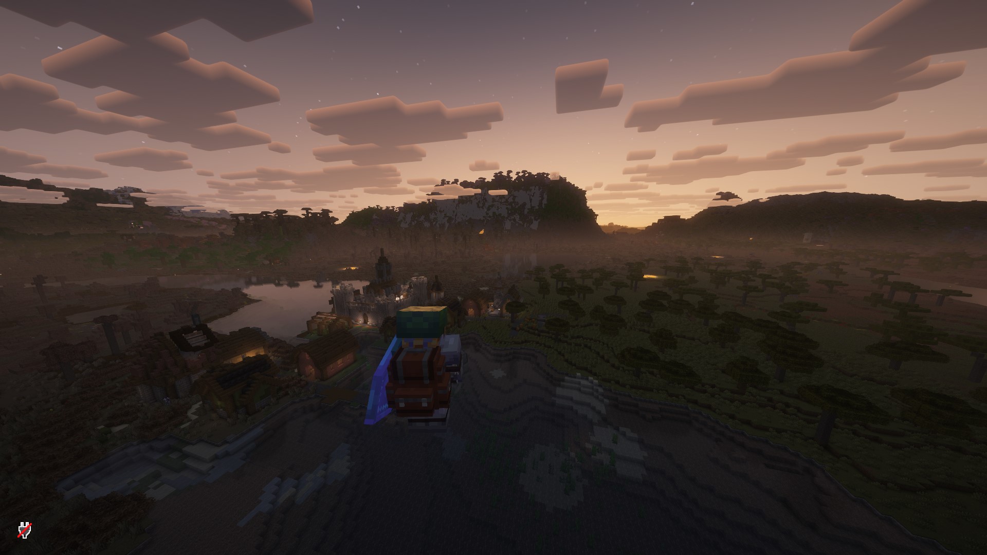 World Generation View with Village