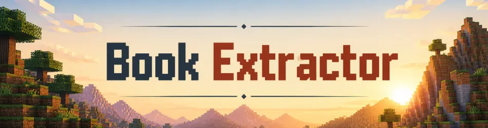 Book extractor title