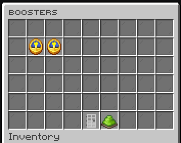 Active booster management screen
