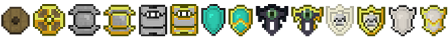Shields Added by the Mod Next to Each Other