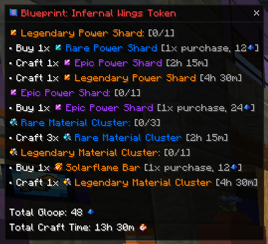 Crafting Instructions Example