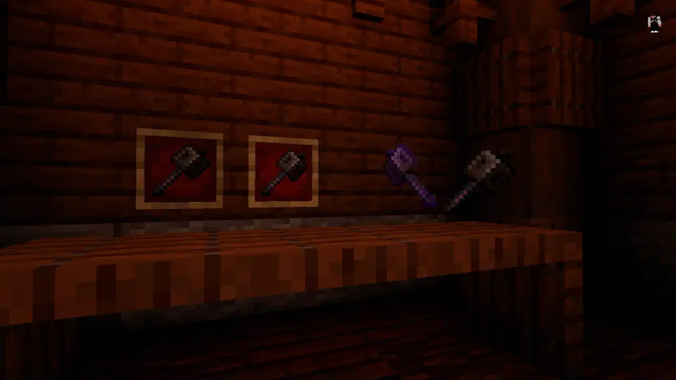 In game look at the 2D Mace Textures, Still 2D in Item Frames and Item Drops!