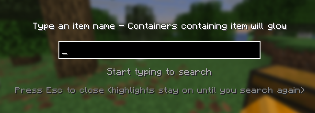 Search Menu