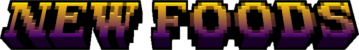 Title that says "New Foods"