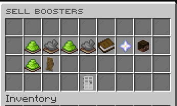 Sell boosters editor GUI