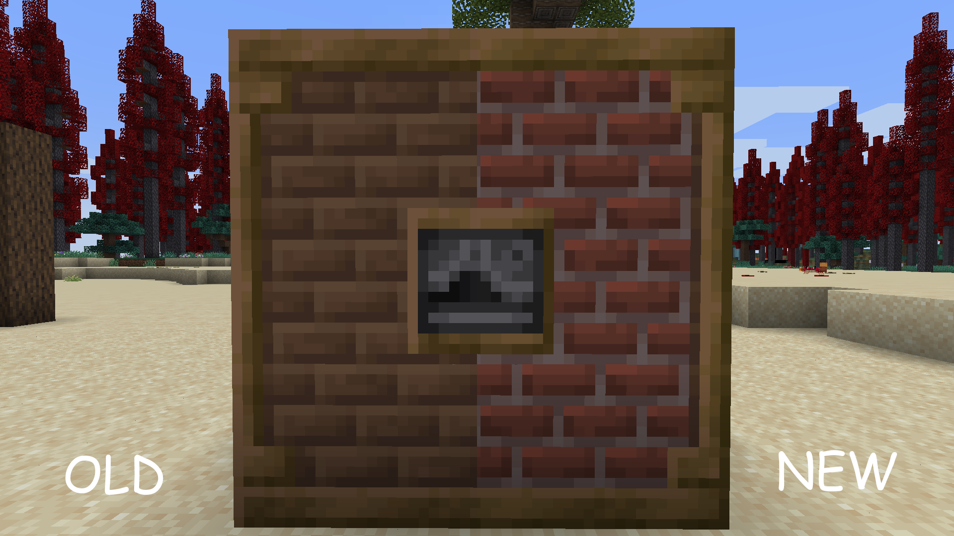 A preview of the Steam Grinder with the old and new textures