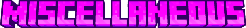 Miscellaneous