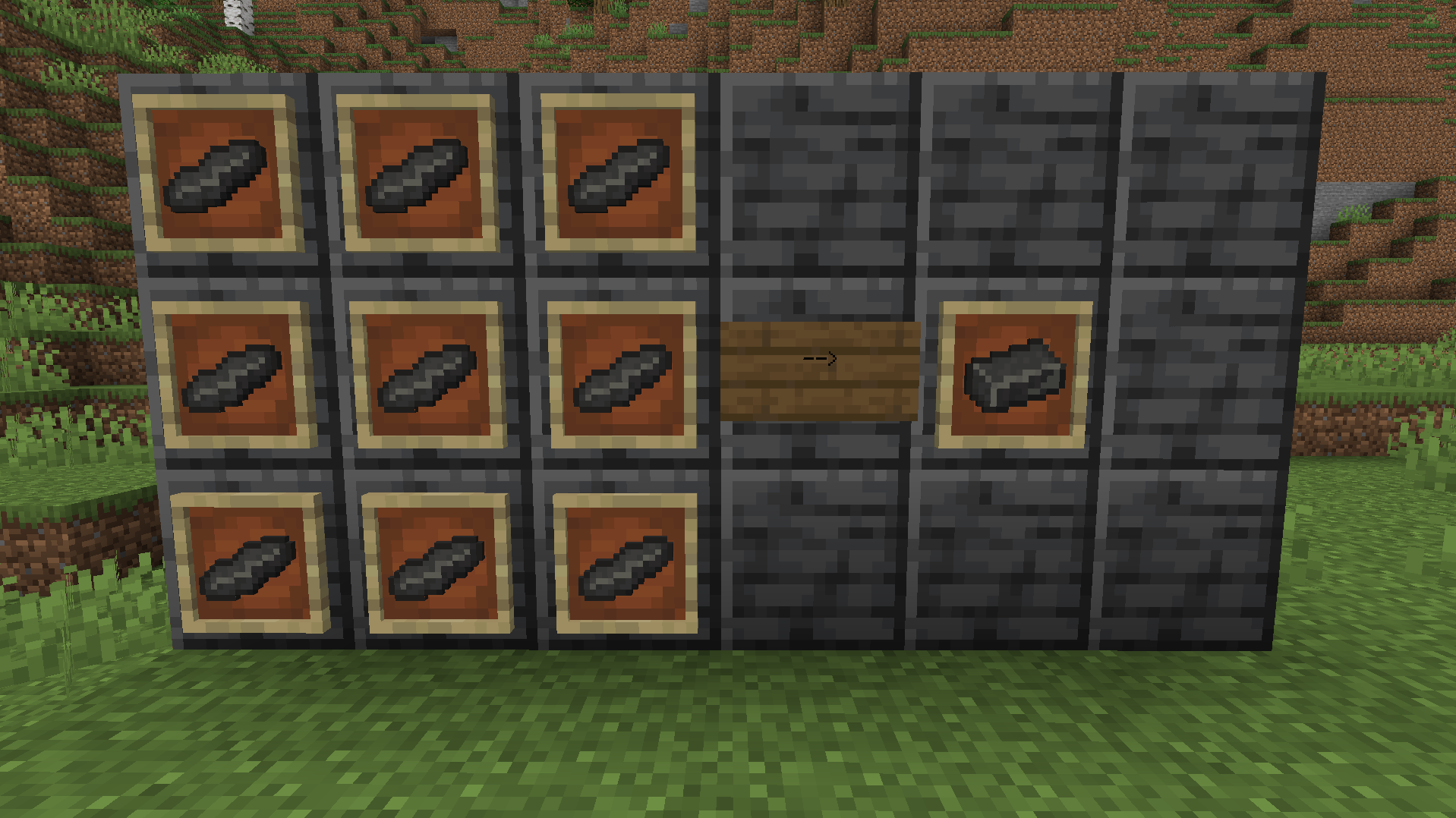 Using 9 magnetite shards you can make a magnetite bar