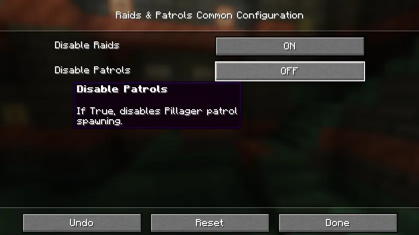 Config Menu