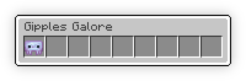 Image showcasing this pack's rendition of the Items featured in Gipples Galore