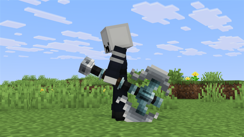 The Backhand grip of the Mace (Offhand)
