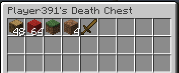 Preview of an open death chest