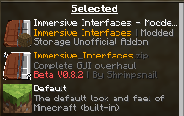 How to arrange packs