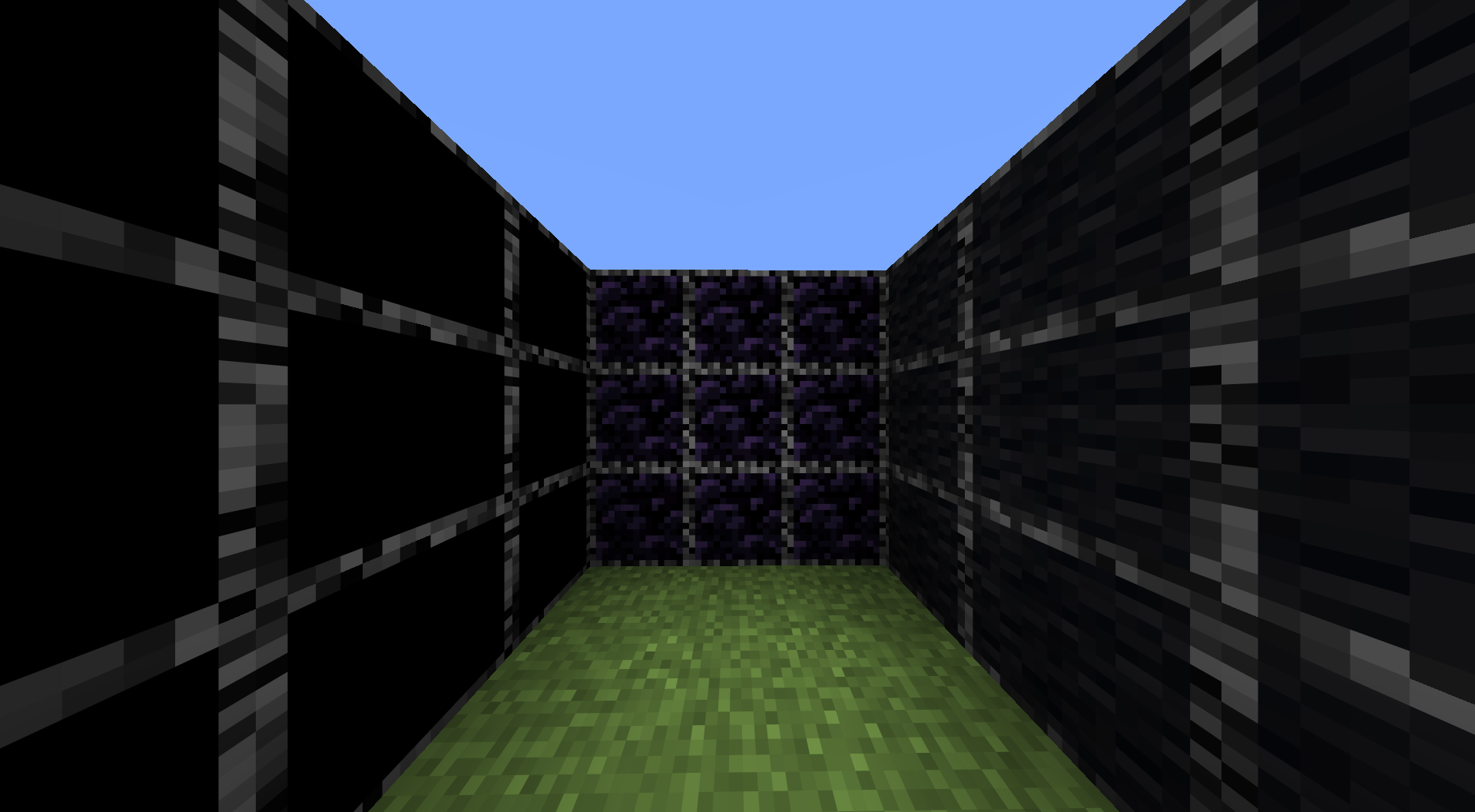 Obsidian, Black concrete and Black wool.