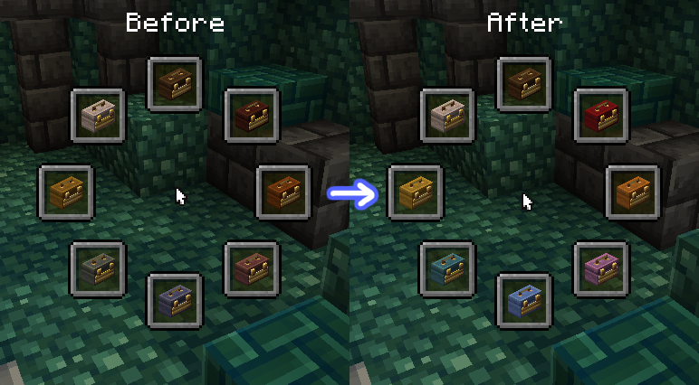 Before & After! - Comparison between Default & my recolors