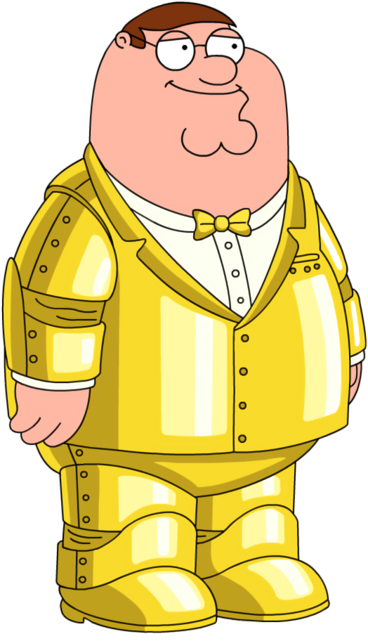 peter griffin in gold