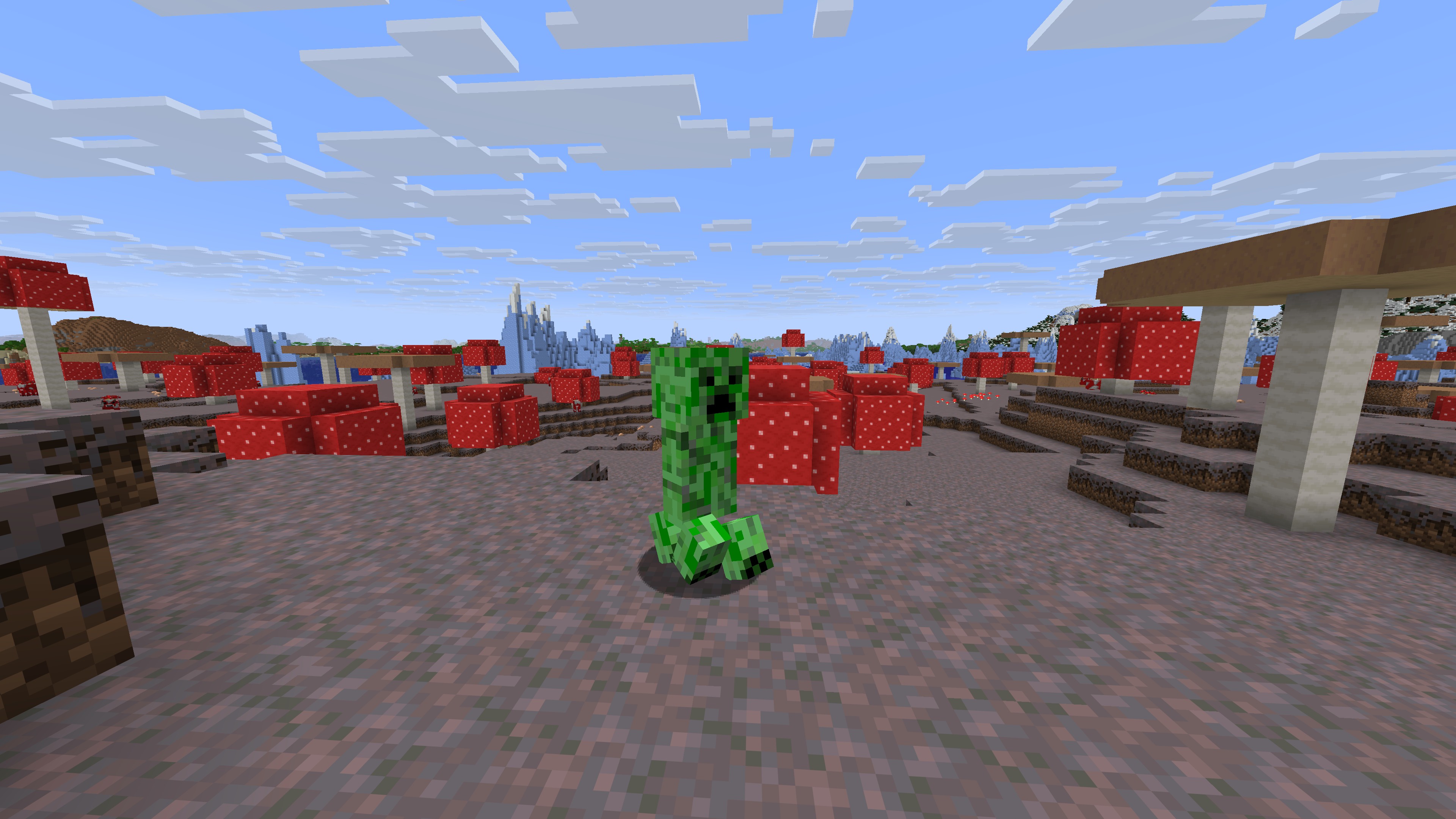 Creeper with resourcepack