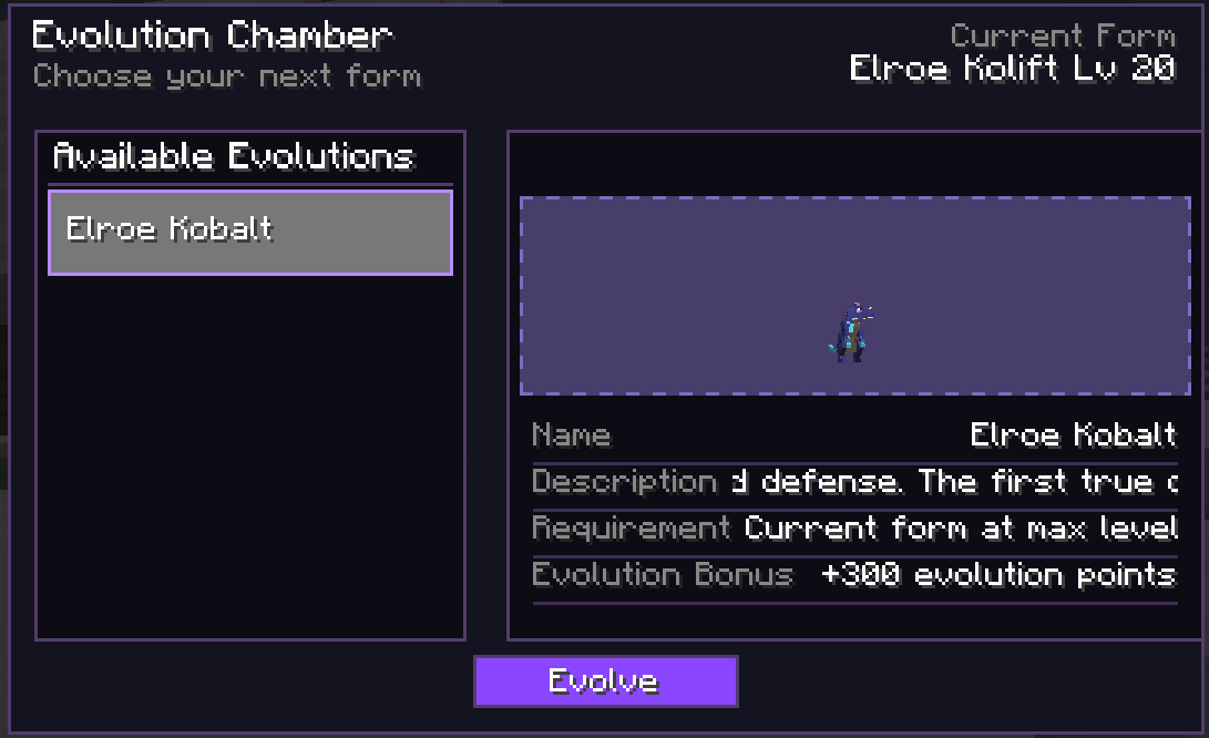 Evolution Selection