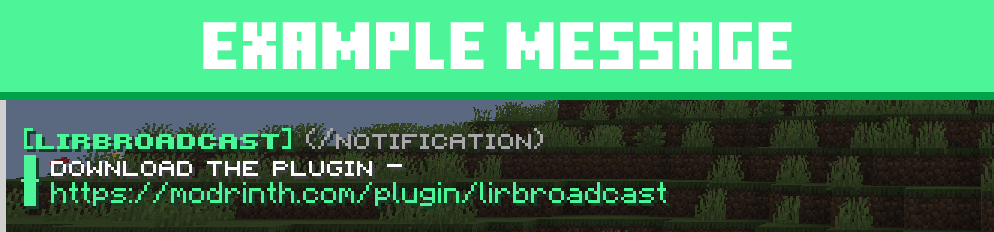 Example message