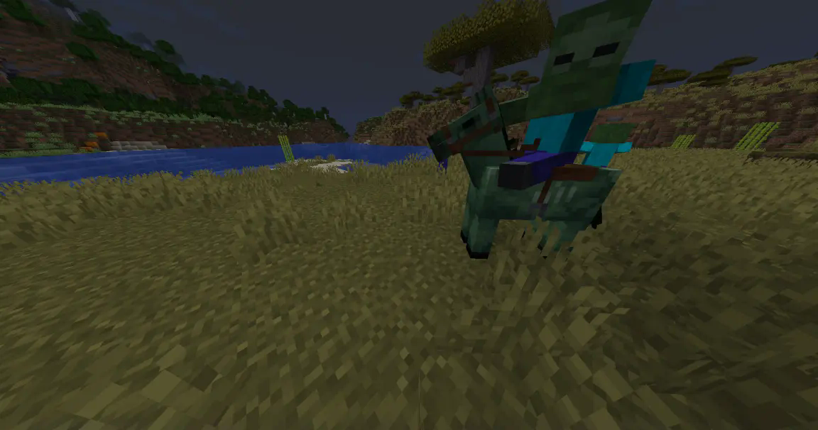 Zombie horses during storms