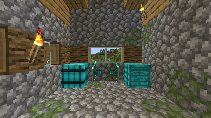 (The diamond barrels don't spawn naturally yet, aswell as the diamond Shield.)