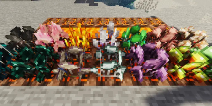 All vanilla biomass crops