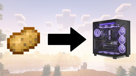 Potato arrow gaming pc