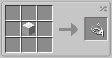 1 wool = 4 strings