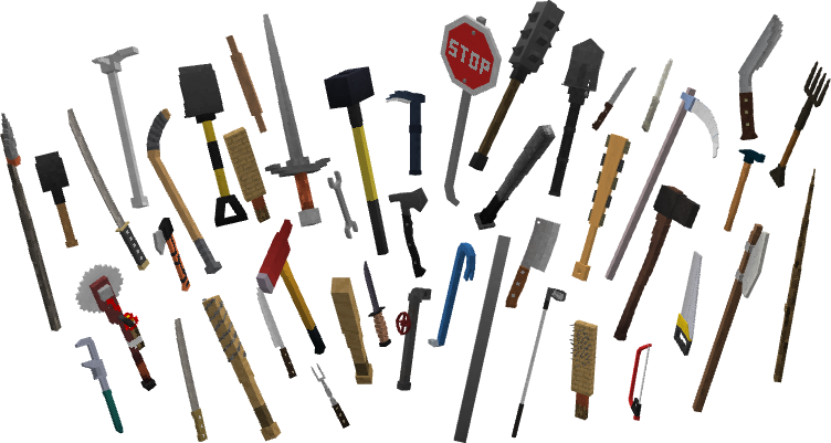 All Weapons Render!