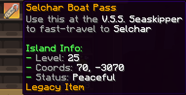 A normal legacy item