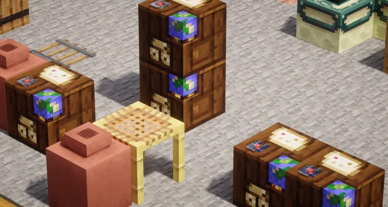 Textures of many functional blocks have been added
