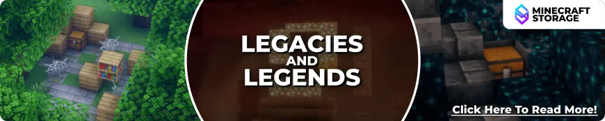 Legacies and Legends - Minecraft Storage Banner