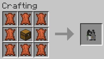 Basic crafting recipe of the backpack