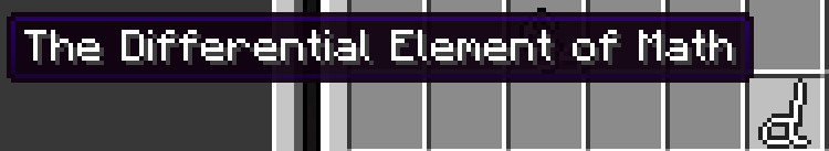 the differential element of math