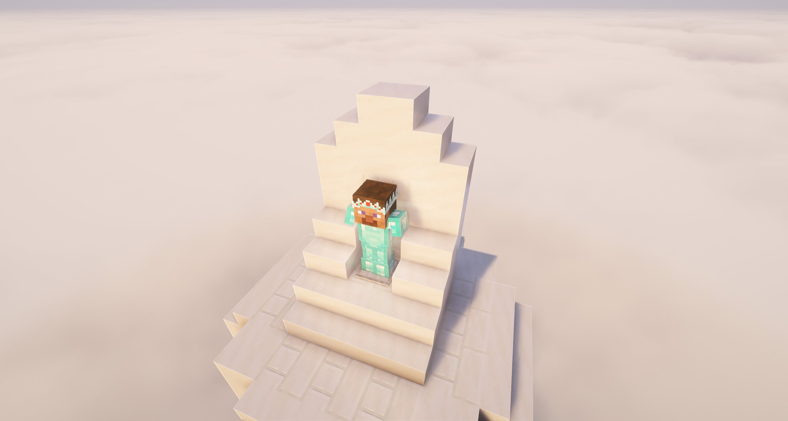 Diamond Crown with Flow Armor Trim + Redstone