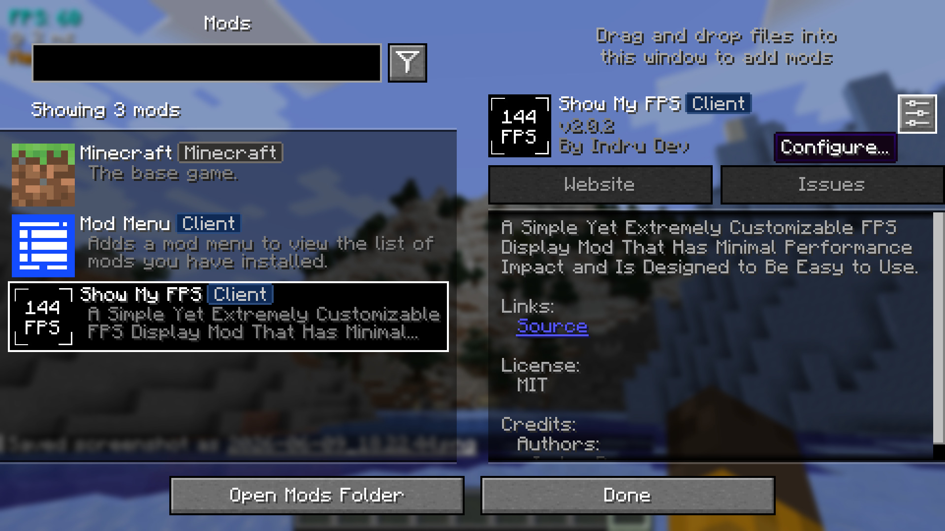 Accessing YACL Screen